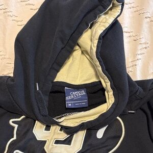 Campus Heritage Black and Gold Hoodie